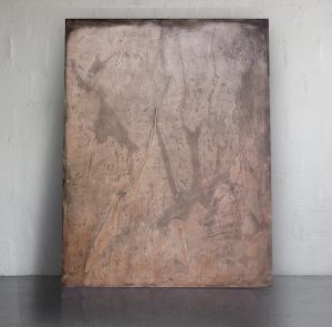 "Sunset"Raul Lara modern abstract art artwork framed at the studio