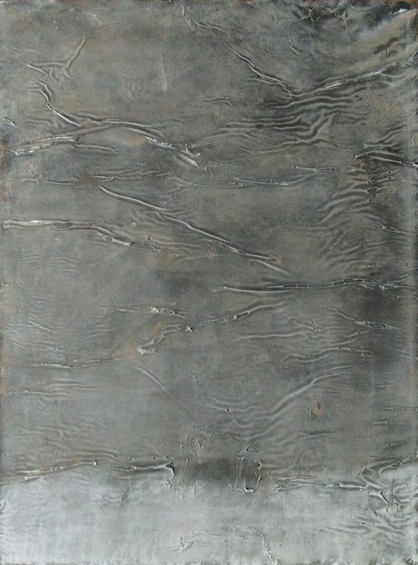 "Brown and Grey"Raul Lara contemporary abstract painting on canvas 2018 60 x 80 cm / approx. 23,6 x 31,5 inches  