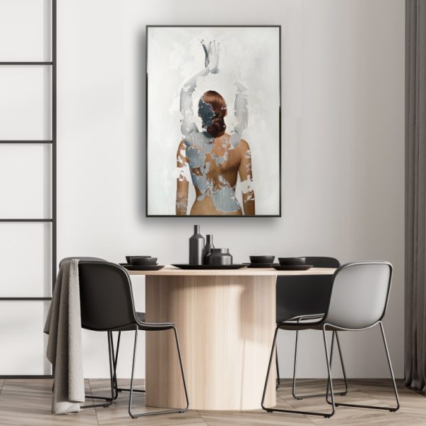 "Ascensionem" figurative painting for dining room room