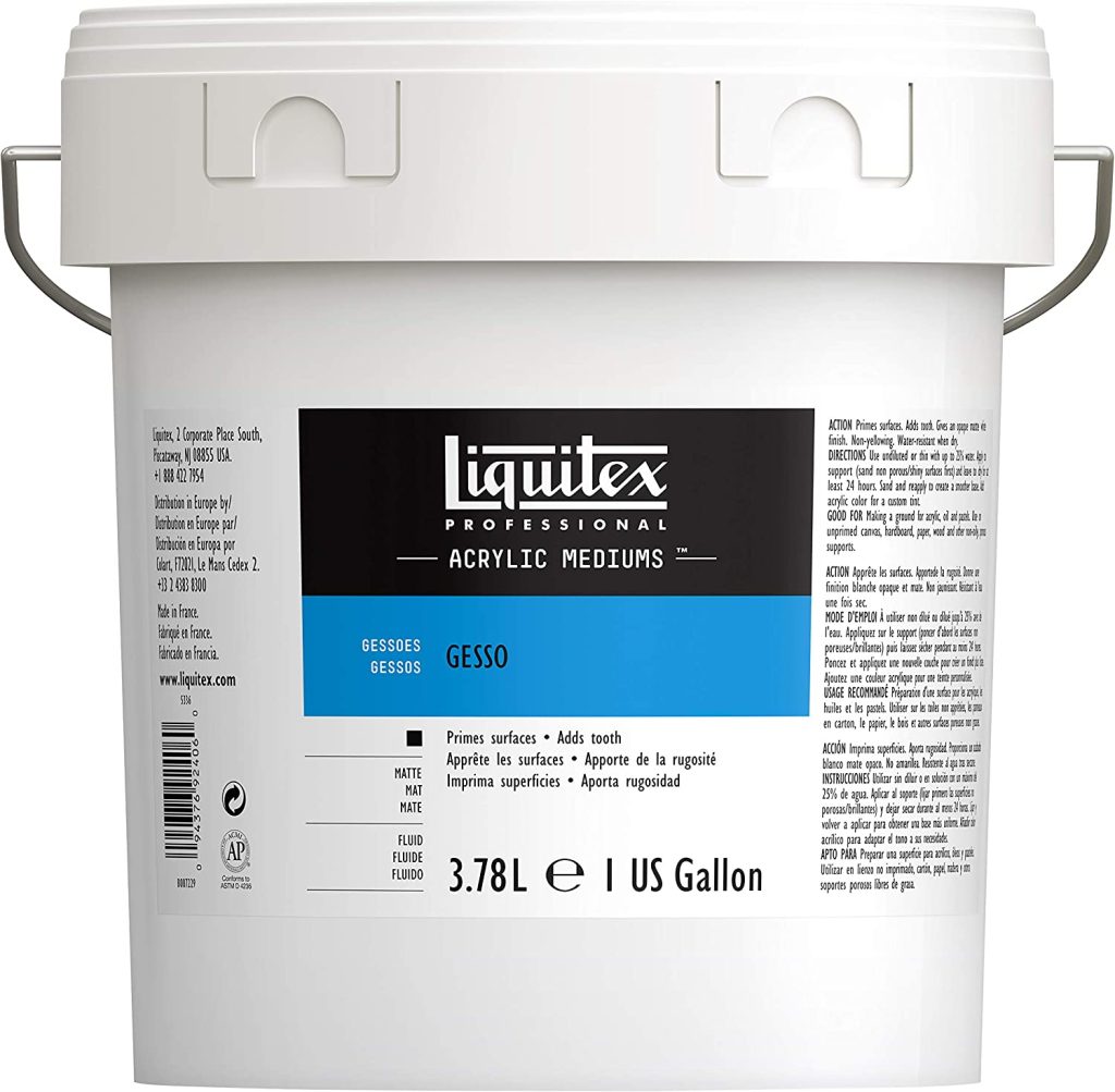 Liquitex Professional Matte Gesso used to Transfer an Image onto a Canvas