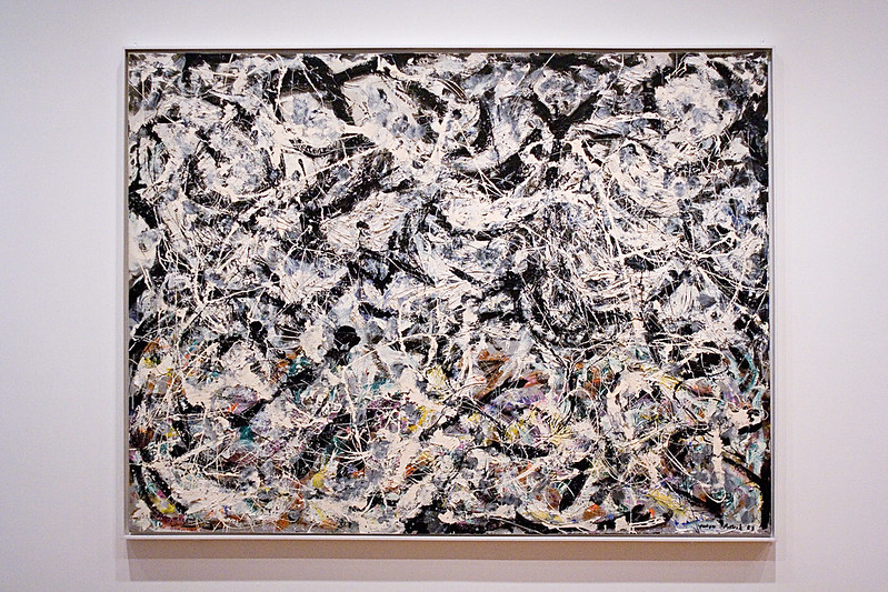Jackson Pollock realism vs abstract art