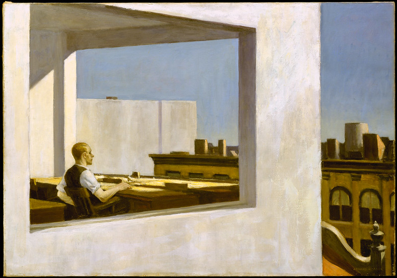 Edward Hopper artwork realism vs abstract art