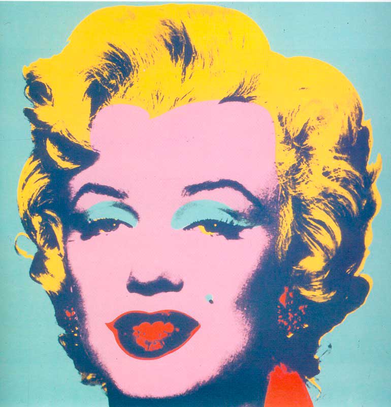 Andy Warhol´s Marilyn painting artist quotes