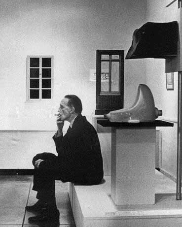 Marcel Duchamp is an artist who has debunked artists myths

